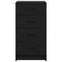 Aparador Roble Negro 40x41x75 cm Madera Elaborada de , Aparadores - Ref: Foro24-865056, Precio: 83,70 €, Descuento: -5%%