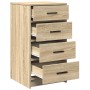 Buffet de roble Sonoma 40x41x75 cm de madera contrachapada de , Aparadores - Ref: Foro24-865057, Precio: 89,23 €, Descuento: %