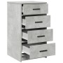 Sideboard Gris cemento 40x41x75 cm Madera de ingeniería de , Aparadores - Ref: Foro24-865058, Precio: 88,79 €, Descuento: %