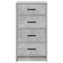 Sideboard Gris cemento 40x41x75 cm Madera de ingeniería de , Aparadores - Ref: Foro24-865058, Precio: 88,79 €, Descuento: %
