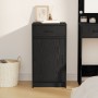 Sideboard Negro Roble 40x41x75 cm Madera elaborada de , Aparadores - Ref: Foro24-865065, Precio: 69,70 €, Descuento: -5%%
