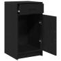 Sideboard Negro Roble 40x41x75 cm Madera elaborada de , Aparadores - Ref: Foro24-865065, Precio: 69,70 €, Descuento: -5%%