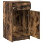 Sideboard de Roble Ahumado 40x41x75 cm de Madera Compuesta de , Aparadores - Ref: Foro24-865068, Precio: 66,15 €, Descuento: ...