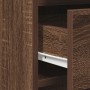 Aparador Marrón Roble 40x41x75 cm Madera Ingenierizada de , Aparadores - Ref: Foro24-865070, Precio: 67,93 €, Descuento: %