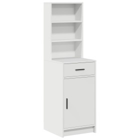 Vitrina blanca 40x41x135 cm de madera de , Aparadores - Ref: Foro24-865073, Precio: 93,09 €, Descuento: %