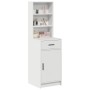 Vitrina blanca 40x41x135 cm de madera de , Aparadores - Ref: Foro24-865073, Precio: 93,09 €, Descuento: %
