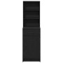 Armario Alto en Roble Negro - 40x41x135 cm, Hecho de Madera Ingenierizada de , Aparadores - Ref: Foro24-865074, Precio: 94,72...