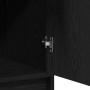 Armario Alto en Roble Negro - 40x41x135 cm, Hecho de Madera Ingenierizada de , Aparadores - Ref: Foro24-865074, Precio: 94,72...