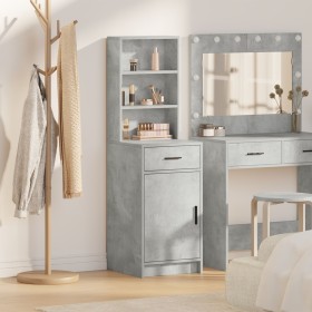 Armario Alto Gris Concreto 40x41x135 cm de Madera Elaborada de , Aparadores - Ref: Foro24-865076, Precio: 90,30 €, Descuento: %
