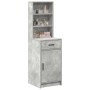 Armario Alto Gris Concreto 40x41x135 cm de Madera Elaborada de , Aparadores - Ref: Foro24-865076, Precio: 90,30 €, Descuento: %