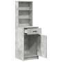 Armario Alto Gris Concreto 40x41x135 cm de Madera Elaborada de , Aparadores - Ref: Foro24-865076, Precio: 90,30 €, Descuento: %