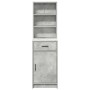Armario Alto Gris Concreto 40x41x135 cm de Madera Elaborada de , Aparadores - Ref: Foro24-865076, Precio: 90,30 €, Descuento: %
