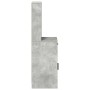Armario Alto Gris Concreto 40x41x135 cm de Madera Elaborada de , Aparadores - Ref: Foro24-865076, Precio: 90,30 €, Descuento: %