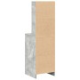 Armario Alto Gris Concreto 40x41x135 cm de Madera Elaborada de , Aparadores - Ref: Foro24-865076, Precio: 90,30 €, Descuento: %