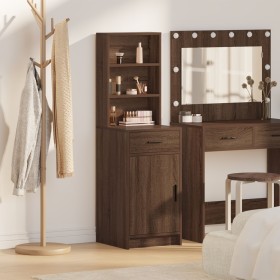 Armario Alto Roble Marrón 40x41x135 cm Madera Elaborada de , Aparadores - Ref: Foro24-865079, Precio: 81,75 €, Descuento: -5%%