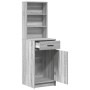 Alto Gris Sonoma 40x41x135 cm Madera Elaborada de , Aparadores - Ref: Foro24-865078, Precio: 92,21 €, Descuento: %
