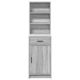 Alto Gris Sonoma 40x41x135 cm Madera Elaborada de , Aparadores - Ref: Foro24-865078, Precio: 92,21 €, Descuento: %