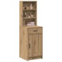 Gabinete alto de roble artesanal 40x41x135 cm de madera de ingeniería de , Aparadores - Ref: Foro24-865081, Precio: 89,71 €, ...