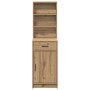Gabinete alto de roble artesanal 40x41x135 cm de madera de ingeniería de , Aparadores - Ref: Foro24-865081, Precio: 89,71 €, ...