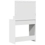 Mesa de tocador con luces LED, Blanca, 79x41x135 cm de , Tocadores para dormitorios - Ref: Foro24-865082, Precio: 124,07 €, D...