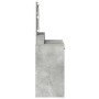 Tocador con Luces LED Gris Concreto 79x41x135 cm | Foro24.es | Tu tienda online para hogar, jardín y más Foro24.es