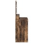 Mesa de tocador  con luces LED de madera ahumada 79x41x135 cm | Foro24.es | Tu tienda online para hogar, jardín y más Foro24.es