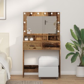 Comprar Mesita de Tocador con Luces LED de Madera