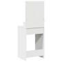 Mesa de tocador con luces LED blanca 50x41x135 cm de , Tocadores para dormitorios - Ref: Foro24-865091, Precio: 98,23 €, Desc...