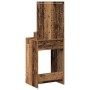Mesa de tocador  con luces LED de madera envejecida 50x41x135 cm | Foro24.es | Tu tienda online para hogar, jardín y más Foro24.es