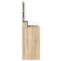 Tocador con Luces LED Sonoma Roble 100x41x135 cm de , Tocadores para dormitorios - Ref: Foro24-865102, Precio: 125,28 €, Desc...