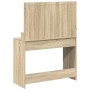 Tocador con Luces LED Sonoma Roble 100x41x135 cm de , Tocadores para dormitorios - Ref: Foro24-865102, Precio: 125,28 €, Desc...