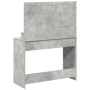 Mesa de tocador  con luces LED Gris Concreto 100x41x135 cm | Foro24.es | Tu tienda online para hogar, jardín y más Foro24.es