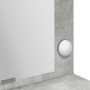 Mesa de tocador  con luces LED Gris Concreto 100x41x135 cm | Foro24.es | Tu tienda online para hogar, jardín y más Foro24.es