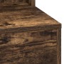 Mesa de Maquillaje  con Luces LED en Roble Ahumado 100x41x135 cm | Foro24.es | Tu tienda online para hogar, jardín y más Foro24.es