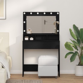 Comprar Mesa de Maquillaje con Luces LED - Madera