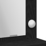 Mesa de Maquillaje  con Luces LED - Madera Negra 79x41x135 cm | Foro24.es | Tu tienda online para hogar, jardín y más Foro24.es
