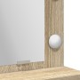 Mesa de Maquillaje con Luces LED Roble Sonoma 79x41x135 cm de , Tocadores para dormitorios - Ref: Foro24-865111, Precio: 113,...