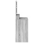 Mesa tocador con luces LED Gris Sonoma 79x41x135 cm de , Tocadores para dormitorios - Ref: Foro24-865114, Precio: 115,14 €, D...