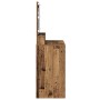Mesa de tocador  con luces LED de madera antigua 79x41x135 cm | Foro24.es | Tu tienda online para hogar, jardín y más Foro24.es