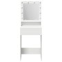 Mesa de tocador  con luces LED blanca 50x41x135 cm | Foro24.es | Tu tienda online para hogar, jardín y más Foro24.es
