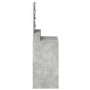 Mesa de maquillaje con luces LED gris concreto 50x41x135 cm de , Tocadores para dormitorios - Ref: Foro24-865121, Precio: 86,...