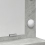 Mesa de maquillaje con luces LED gris concreto 50x41x135 cm de , Tocadores para dormitorios - Ref: Foro24-865121, Precio: 86,...