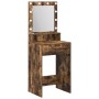 Mesa de tocador  con luces LED en roble ahumado 50x41x135 cm | Foro24.es | Tu tienda online para hogar, jardín y más Foro24.es