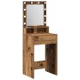 Mesa de Tocador  con Luces LED - Madera Vieja, 50x41x135 cm | Foro24.es | Tu tienda online para hogar, jardín y más Foro24.es