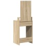 Mesita de Tocador con Cajones en Roble Sonoma 50x41x140 cm de , Tocadores para dormitorios - Ref: Foro24-865129, Precio: 75,4...
