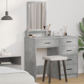 Toallero con cajones Gris Concreto 50x41x140 cm de , Tocadores para dormitorios - Ref: Foro24-865130, Precio: 77,00 €, Descue...
