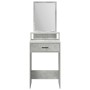 Toallero con cajones Gris Concreto 50x41x140 cm de , Tocadores para dormitorios - Ref: Foro24-865130, Precio: 77,00 €, Descue...
