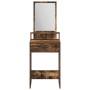 Tocador con Cajones de Roble Ahumado 50x41x140 cm de , Tocadores para dormitorios - Ref: Foro24-865131, Precio: 77,00 €, Desc...