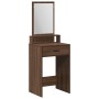 Tocador con Cajones de Madera de Roble Marrón 50x41x140 cm de , Tocadores para dormitorios - Ref: Foro24-865133, Precio: 80,6...