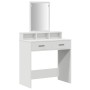 mesa de tocador con cajones Blanca 79x41x140 cm de , Tocadores para dormitorios - Ref: Foro24-865136, Precio: 97,96 €, Descue...
